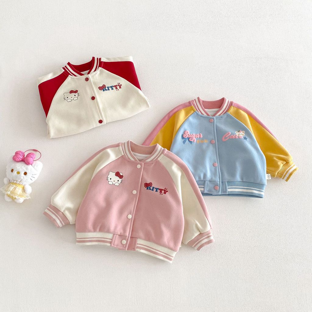 Đồng Phục Bóng Chày Thời Trang Bé Gái 0 Mùa Xuân Cho Bé Thời Trang Phiên Bản Hàn Quốc Màu Sắc Phù Hợ