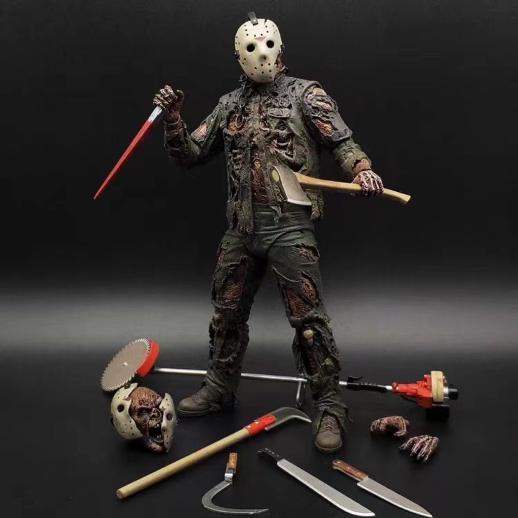 NECA 42003: Black Friday Phiên bản máu mới Jason có thể làm điều đó thực hành Hộp 23cm độc đoán hoàn
