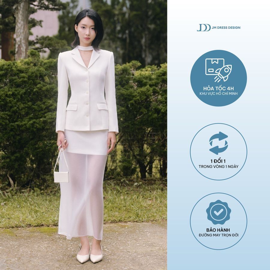 Áo Blazer Dáng Ôm Cổ Ve K 5B10.2508K – Áo Khoác Blazer Nữ Công Sở Thanh Lịch Trẻ Trung Thiết Kế Bởi 