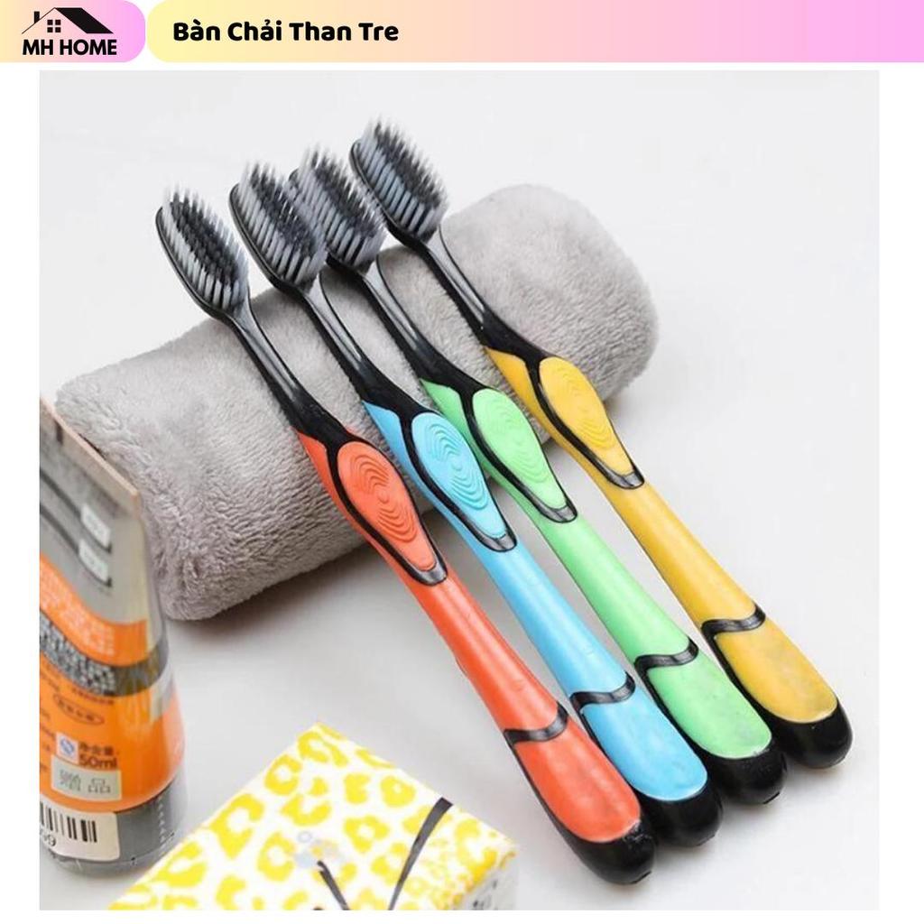 Combo 5-10-20-30 Bàn Chải Đánh Răng Than Tre Hoạt Tính – Phong Cách Hàn Quốc, Lông Mềm, Khử Mùi, Làm