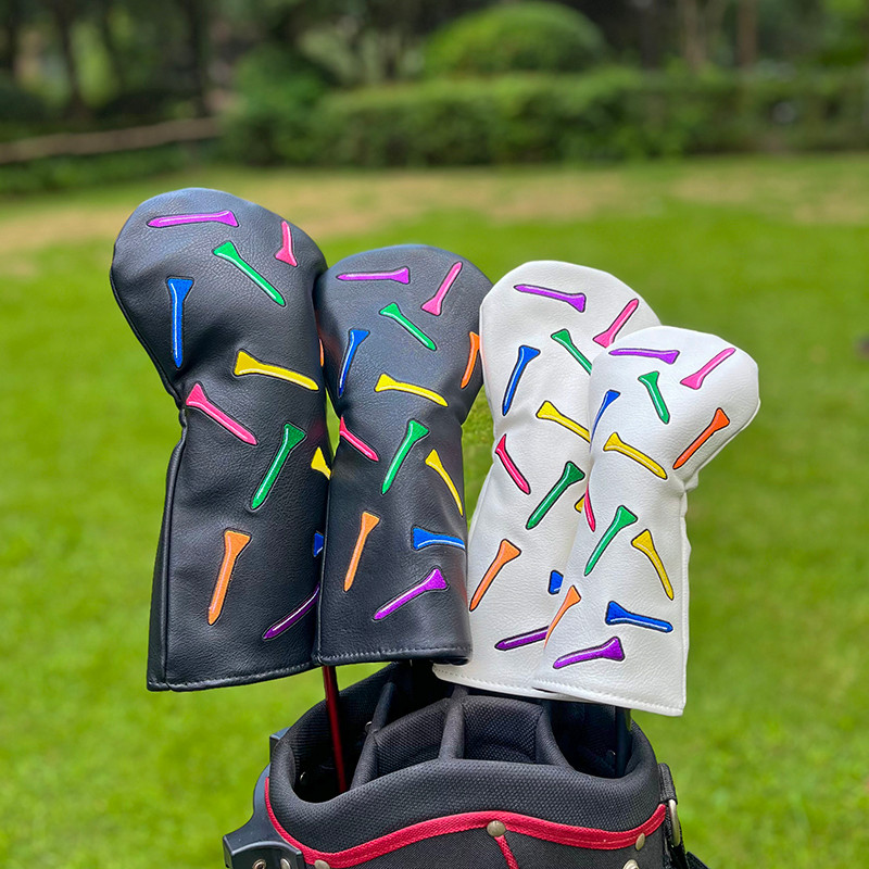 Golf Wood Club Cover Putter Cover Nail Club Cover No. 1 Gỗ Số Vỏ bảo vệ dày chống thấm nước PU đơn g