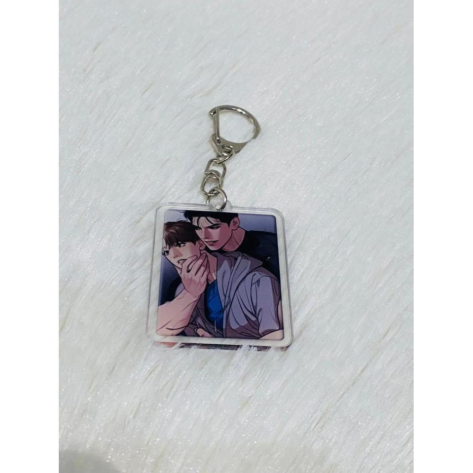 KEYCHAIN GANTUNGAN KUNCI JINX MANHWA MANGA ANIME ACTION FIGURE BL NOVEL YAOI KIM DAN JOO JAEKYUNG HW