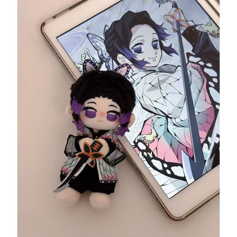 【Fast shipping】MỚI Demon Slayer 14cm Anime Doll Sang Trọng Búp Bê, Nhồi Bông Shinazugawa Sanemi Tomi