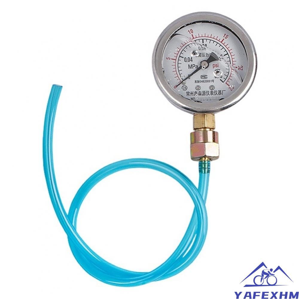 Đồng hồ đo áp suất Turbo Boost ống 600mm 0-0.16 MPa 68mm Thân kim loại chống sốc mặt