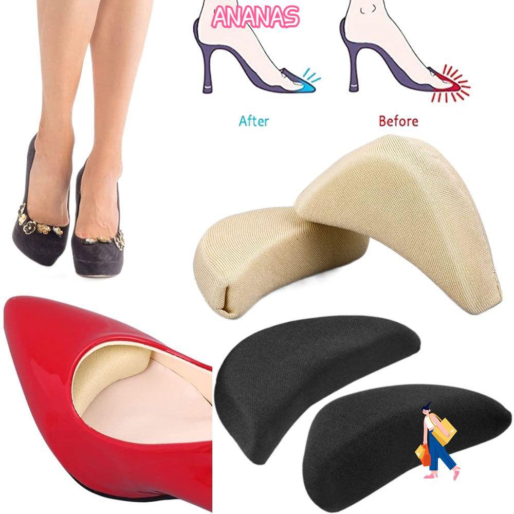 ANANAS Giày Cao Gót Mũi Cắm Chân Nẹp Mềm Chân Chất Chống Trơn Miếng Lót Giày Nửa Bọt Biển Giày Đệm