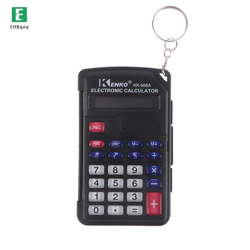 [EHB-t] Crystal Clear Keys Palm Clamshell Calculator Nhà thơ Máy tính học sinh Mini cầm tay Đồ dùng 