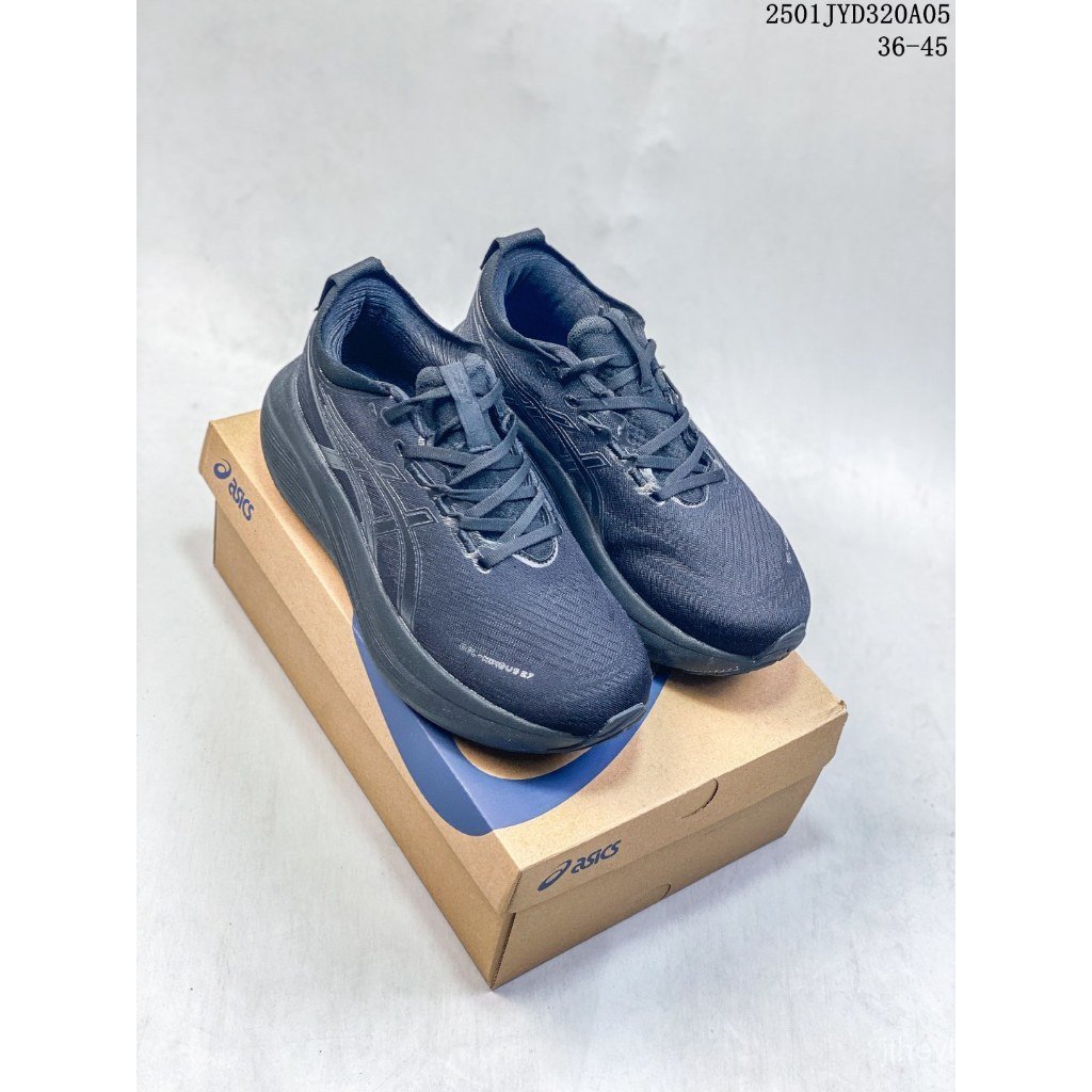 2025 As * ics GEL-NIM # ##BUS 27 giày chạy bộ nam nữ, thoáng khí và sưng tấy, giày chạy bộ bom ‘ Bla