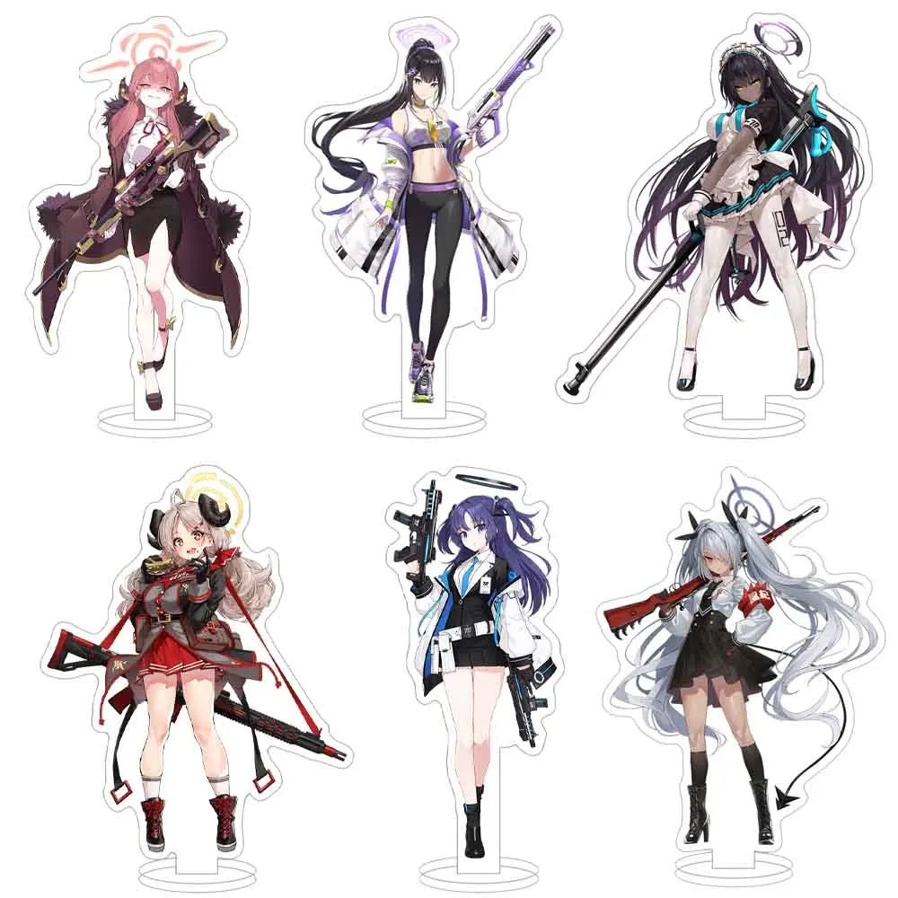 Standee Blue Archive mô hình Acrylic mica nhân vật Shiroko Hina Aru Iori Hoshino Serika Nonomi trang