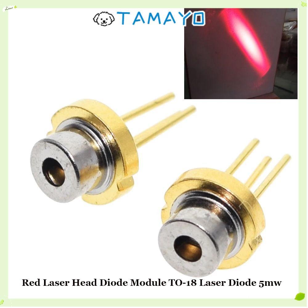 TAMAYO 1 / 2 / 5 / 10 Mô-đun Diode 650nm 2.2V 5MW 5mw TO-18 Diode Laser