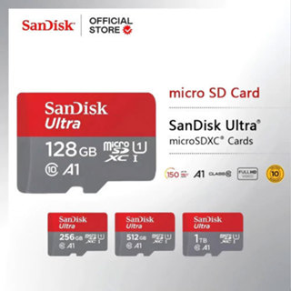 Thẻ nhớ MicroSDXC SanDisk 32GB/64GB /128GB/256GB/512GB Ultra A1 C10 U1 UHS-I 150MB/s