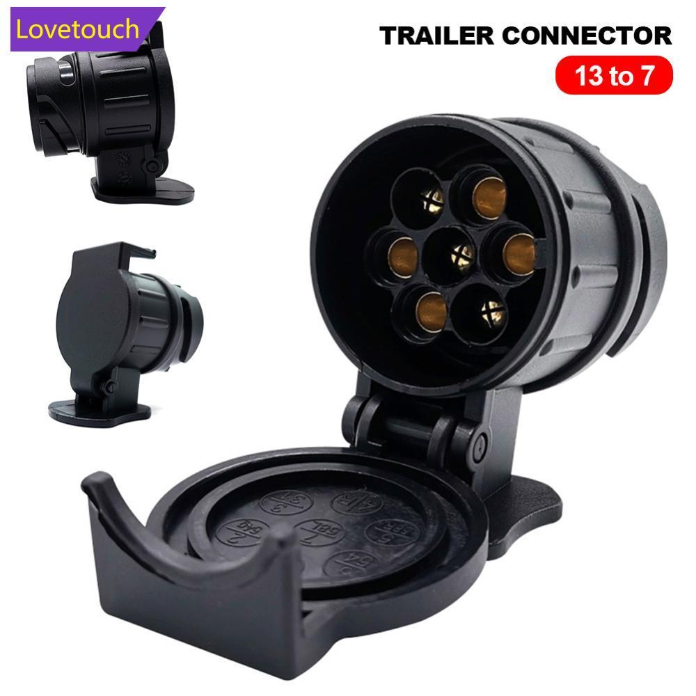 LOVETOUCH 12V Kéo Thanh Chống Nước Cắm Ổ Cắm Adapter Bảo Vệ Kết Nối RV Phụ Kiện H3Y2