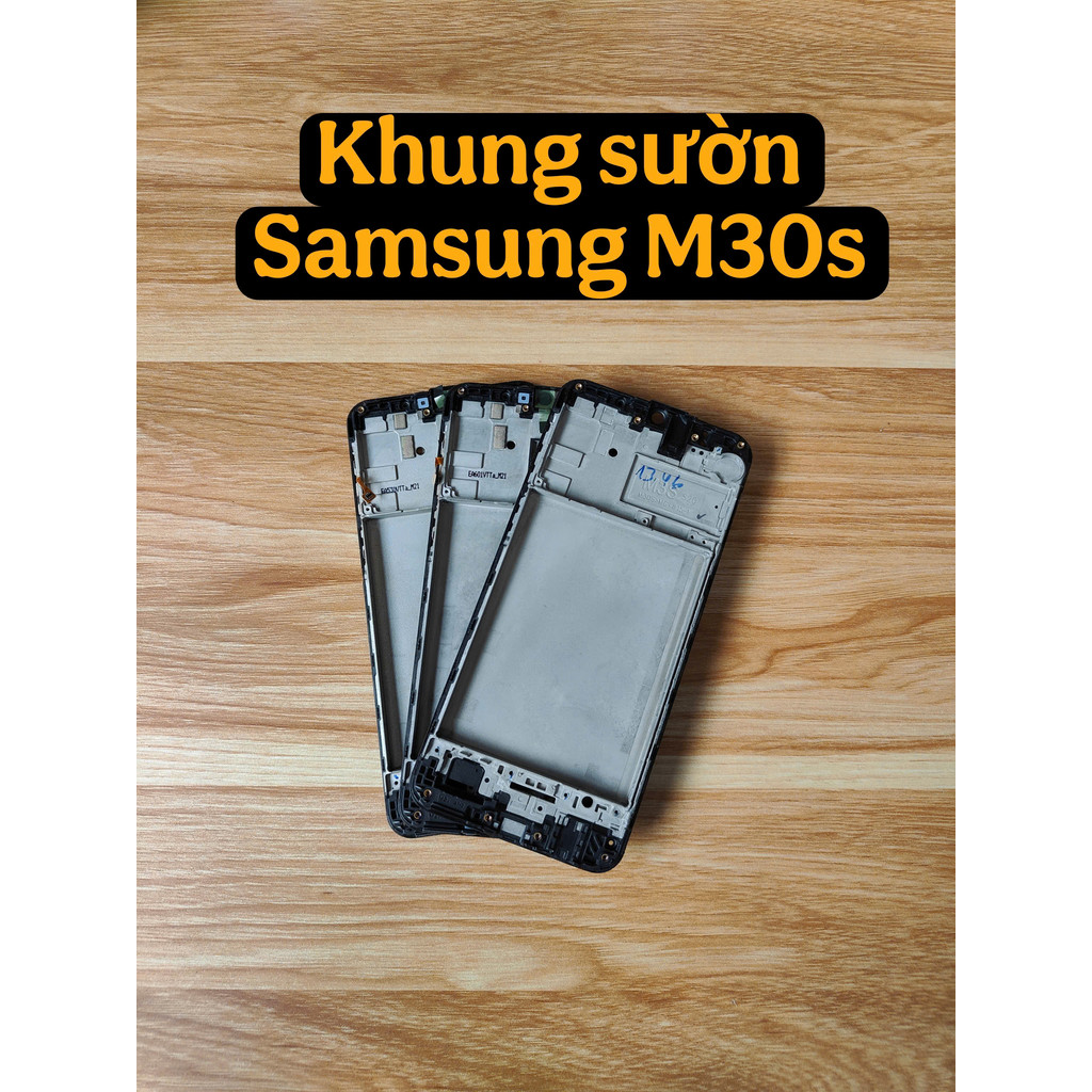 Sườn Samsung M30s mới zin – khung vỏ M30s full linh kiện, đẹp chuẩn