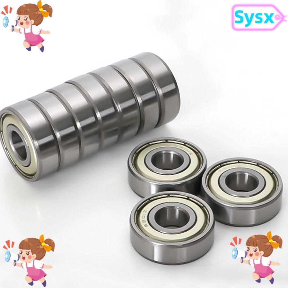 SYSX 10 Vòng bi rãnh sâu, Vòng bi kín đôi 626ZZ được bôi trơn sẵn, Hộp số vòng bi thu nhỏ bằng thép 