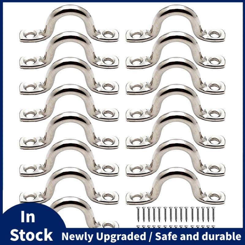 15 Chiếc Thép Không Gỉ Peck Tấm Mắt Móc Trần Kayak Tấm Mắt Kayak Miếng Lót Kayak Cho Kayak Ca nô, Ka