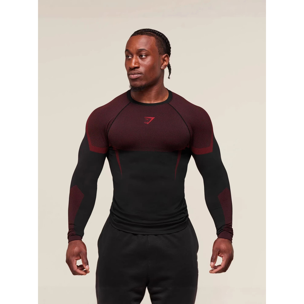 Áo thun thể thao nam Gymshark thoáng khí, co giãn tốt