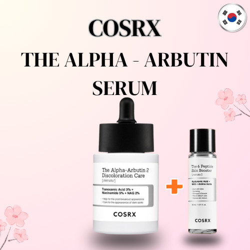 COSRX The Alpha - Arbutin Serum 50ml (Tặng Peptide Serum 30ml)