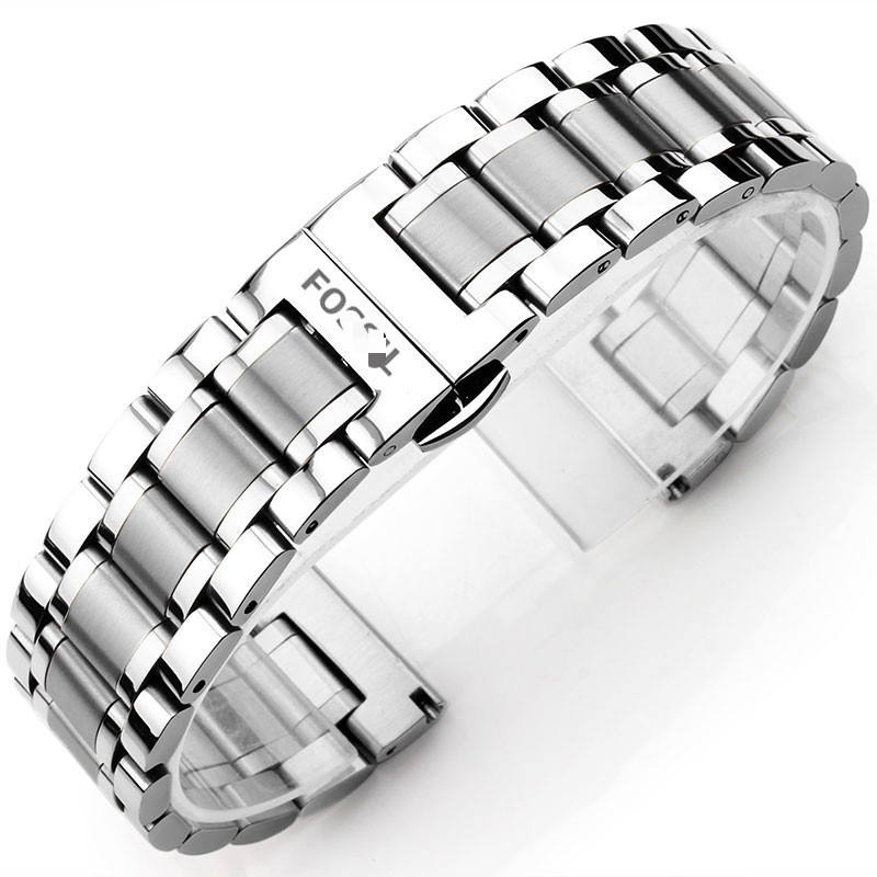 Vòng tay thép Fo-ssil giá cả phải chăng 12 / 13 / 14 / 15 / 16 / 17 / 18 / 19 / 20 / 21 / 22 / 23 / 24 / 38 / 40 / 41 / 42 / 44 / 45mm JR1487 Dây đeo thay thế, Thép không gỉ có thể điều chỉnh Unisex cho các mẫu hóa thạch