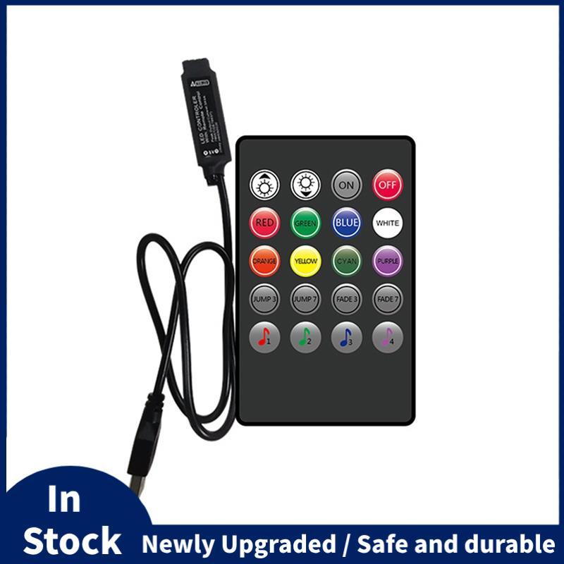 Điều khiển âm nhạc RGB 5V Điều khiển USB 20 phím Điều khiển RGB cho dải đèn LED RGB