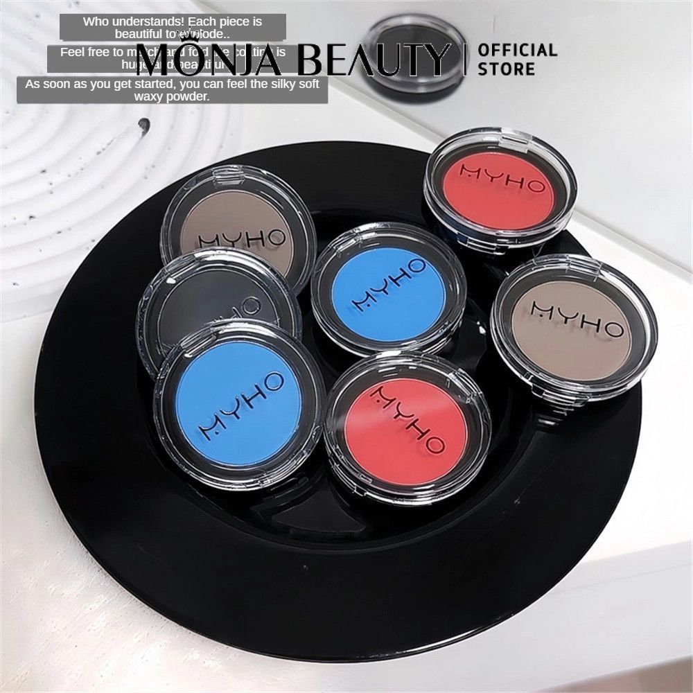 MYHO Bảng Phấn Mắt Công Dụng Kép Chống Thấm Nước Và Chống Mồ Hôi Phấn Mắt Đơn Sắc Làm Sáng Phấn Mắt 