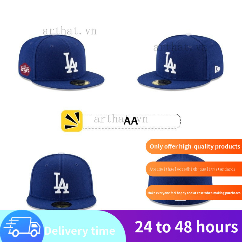 Mũ bóng chày 59FIFTY Side Patch Fitted Cap Los Angeles Dodgers 2025 Tokyo Series - Màu xanh AA - Chố