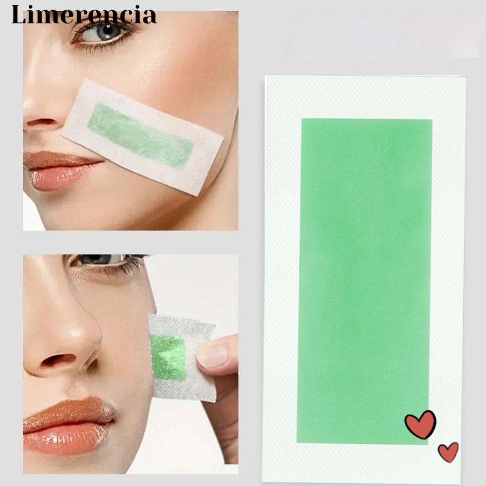 LIMERENCIA Hair Removal Wax Strips, Double Sided cho Leg Body Face Facial Lip Wax Strips, Hữu ích ch