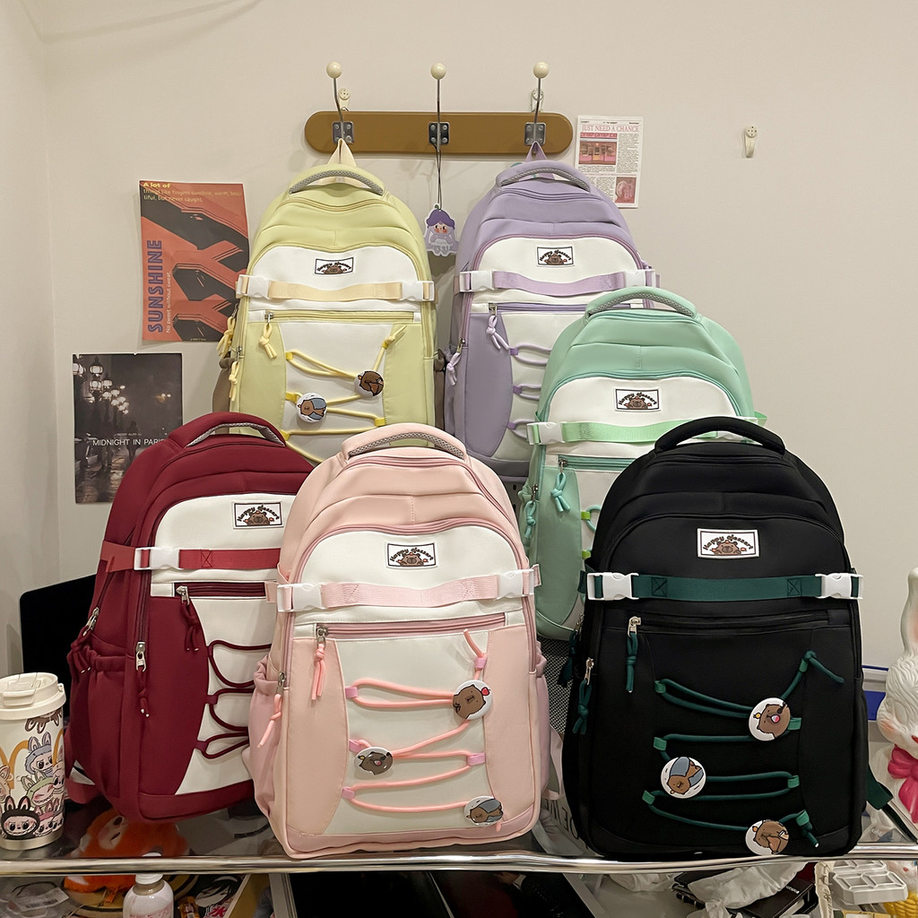 Ba lô trẻ em chất lượng cao dây rút túi đi học nylon bagpack lưng chống thấm nước túi sách dung tích