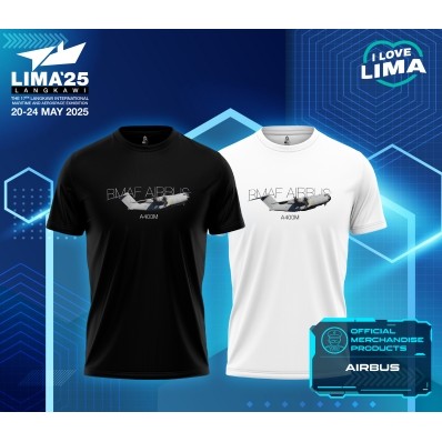 Lima`25 Graphic Tee Rmaf Air Bus Áo thun A400m / Baju Microfiber Jersi / Jersey Thăng hoa / Áo thun 