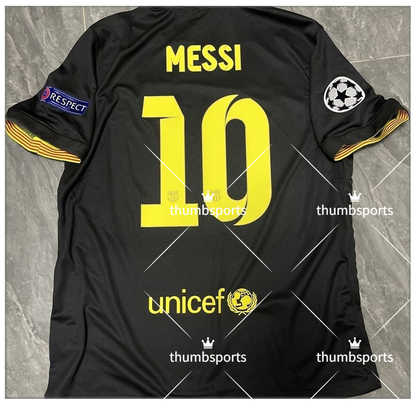 [thumbsports] Áo bóng đá thứ ba Barcelona 13 / 14 MESSI NEYMAR JR dành cho người lớn