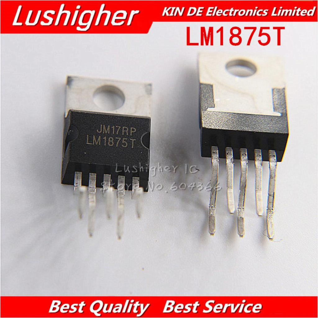 10 Chiếc LM1875T TO220-5 LM1875 TO220 20W Bộ Khuếch Đại Công Suất Âm Thanh Mới Chính Hãng