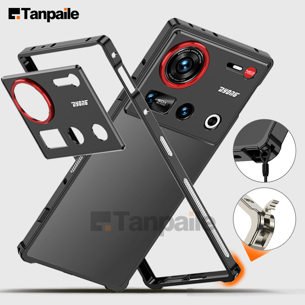 Tanpaile- Ốp Lưng Khung Kim Loại Cho Nubia Z80 Ultra Z70S Máy Trần Tản Nhiệt Dành Cho Nubia Z60 Ultr
