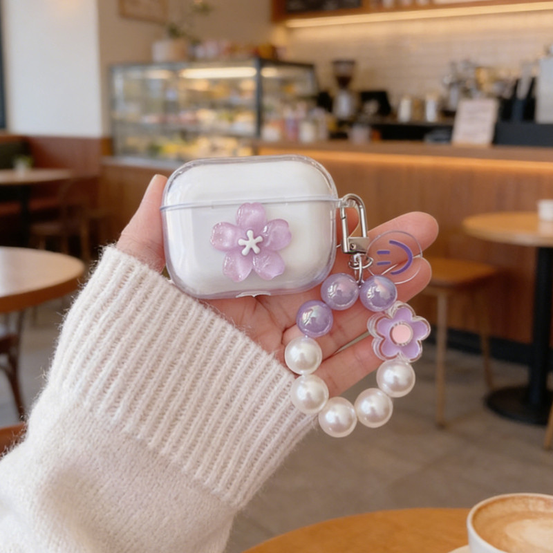 Mặt Dây Chuyền Hoa Dành Cho Lenovo LK6 EA166 AE410 TA410 LE201 EA203P Ốp Lưng Silicon Tai Nghe Bao