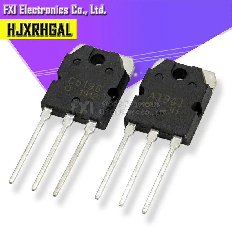 5 CÁI 2SC5198 2SA1943 ống âm thanh âm thanh TO-3P Transistor C5198 A1941 2SD1047 2SB817 D1047 B817