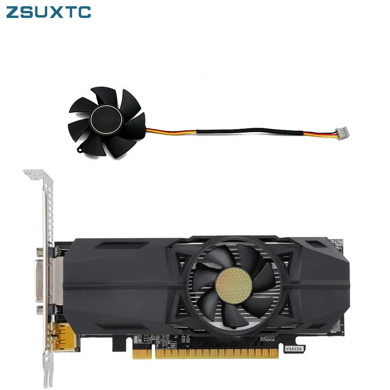 HL FS1250-S2053A 47mm DC12V 0.19A 3Pin GTX1050 Dành Cho GIGABYTE GTX 1030 1050 1050Ti OC Cấu Hình Th