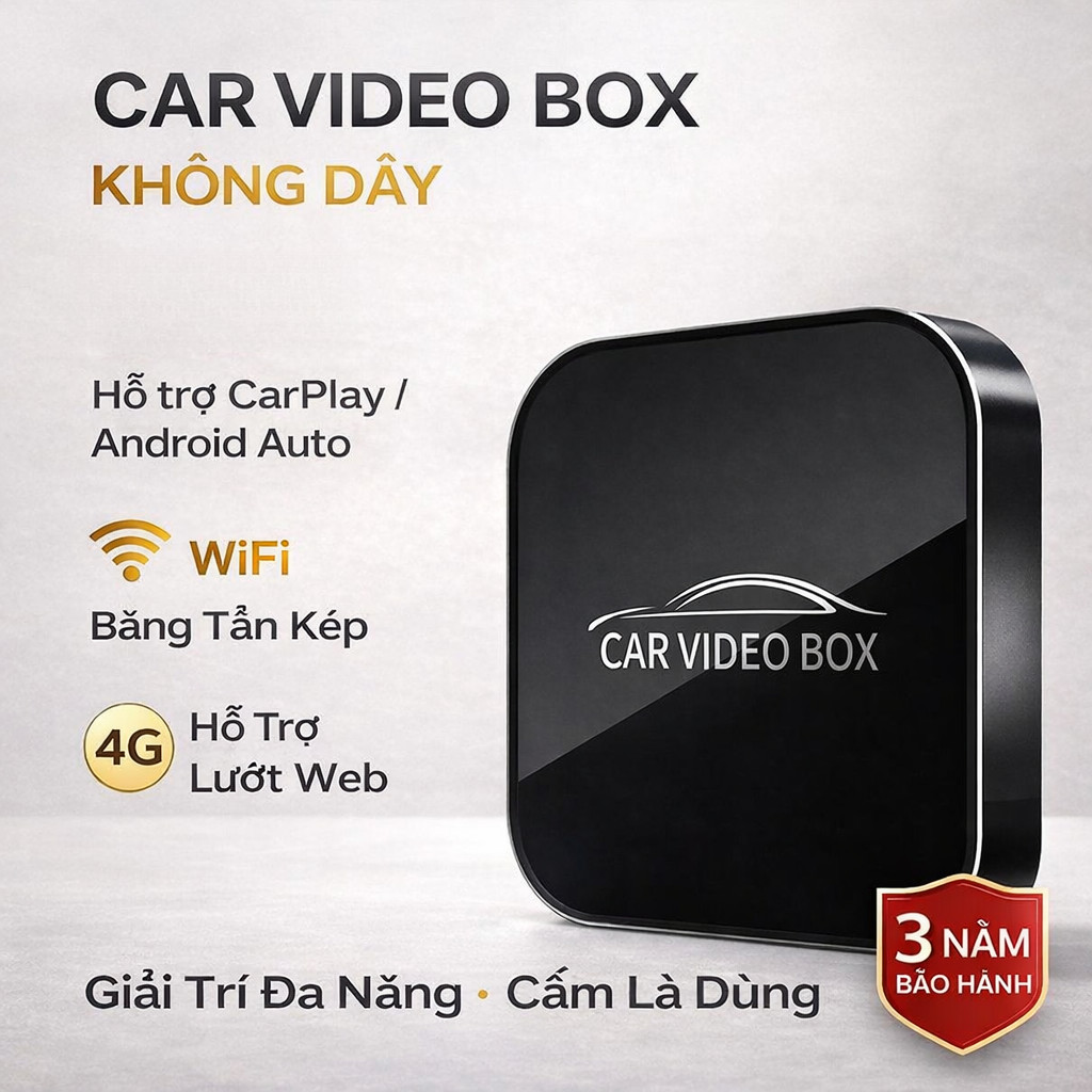 Car video box carplay box android auto box hộp kết nối xe hơi box carplay android box ô tô, hỗ trợ C