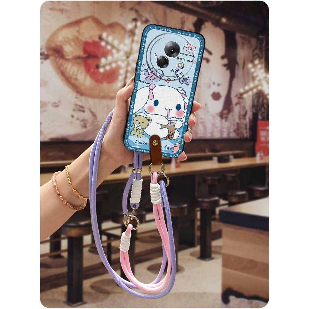 Ốp Lưng Mềm Chống Bụi Ốp lưng Meizu Lucky08 Vòng Cổ Dễ Thương Chống Bụi Bẩn Graffiti Đa Giác Chống T