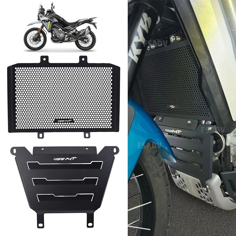 MỚI 450mt Phụ Kiện Xe Máy Tản Nhiệt Bảo Vệ Động Cơ Trượt Tấm Dành Cho CFMOTO CF 450 MT 450MT MT450 2