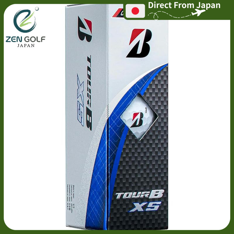 BRIDGESTONE Golf Balls TOUR B XS 2024 Model Sleeve Box, 3 Balls Included, Corporate Color S4CXJ
