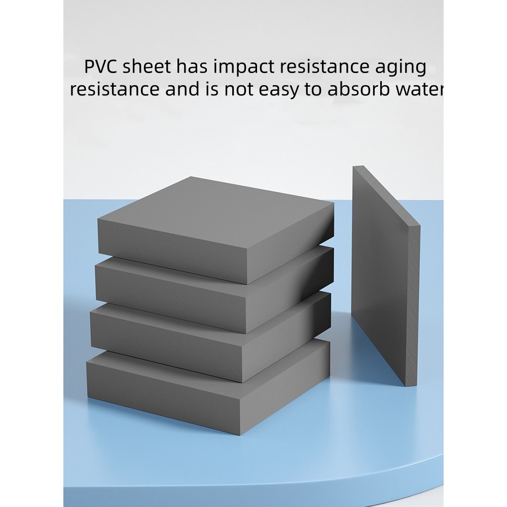 Tấm cứng PVC Tấm nhựa PVC Tấm nhựa PVC Tấm PVC Tấm xám PVC Chống axit và kiềm Kỹ thuật chống ăn mòn 