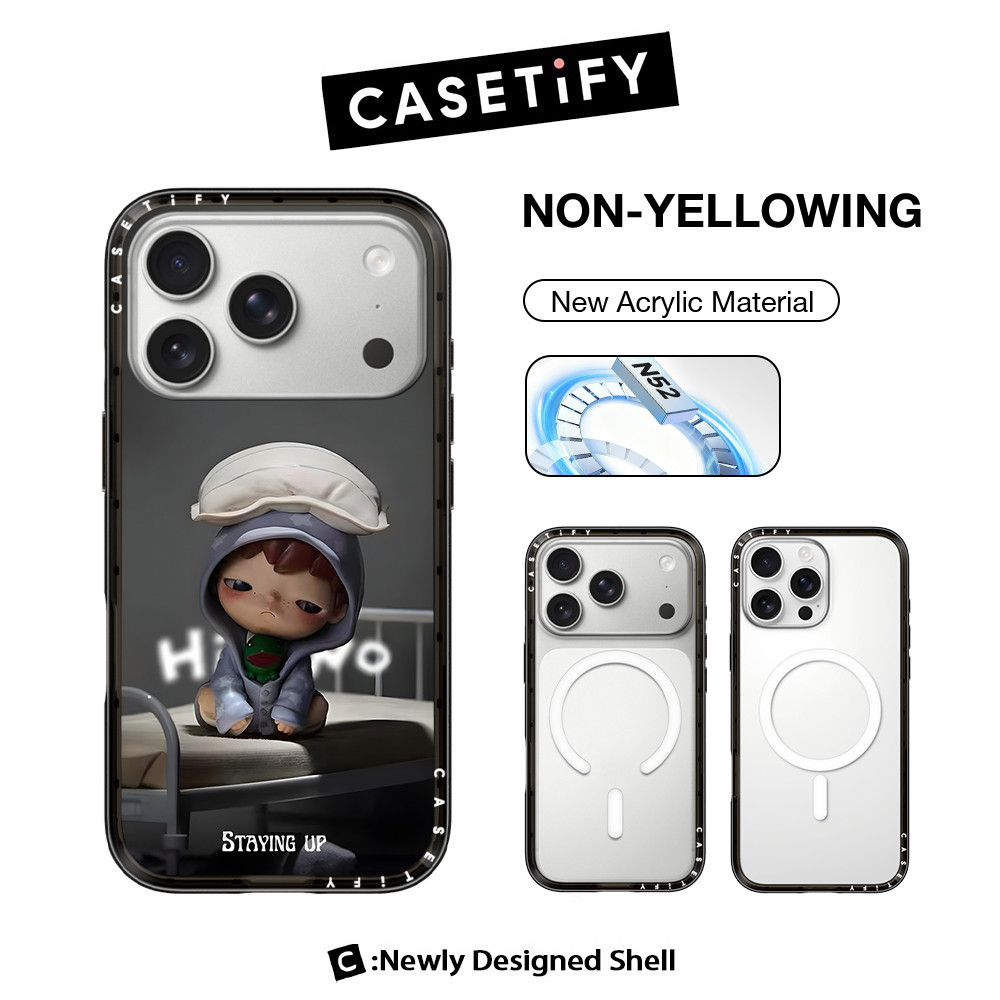 CASE HIRONO Nhân Vật 3 Acrylic Mới Có Từ Tính Cho IPhone 17 Pro Max / 17 16 15 14 13 Pro Max Vỏ Bảo 