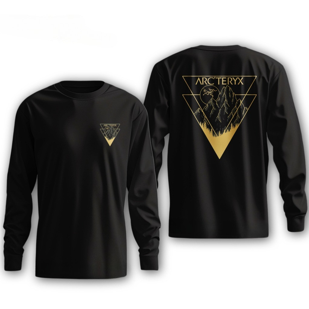 Arcteryx Áo len tay dài cotton cao cấp 100%, phù hợp leo núi và hoạt động outdoor