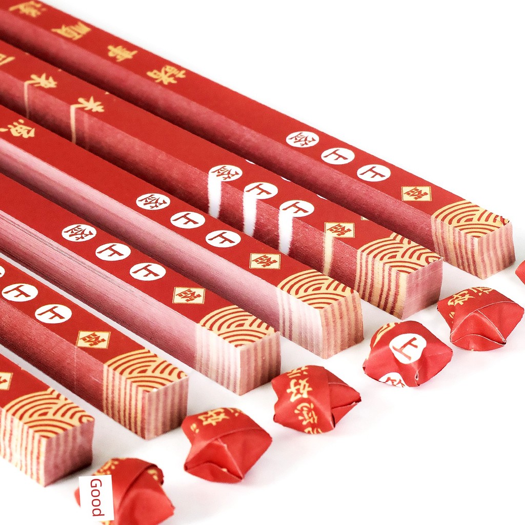 giấy gấp sao giấy xếp sao Ngôi sao may mắn màu đỏ của Trung Quốc gấp giấy sao may mắn đầu tiên dấu s