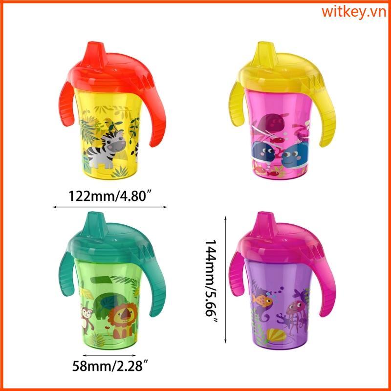 WIT Super Spout Grip Sip Cup Hai Tay Cầm Tràn Nước 8 8Ounce Sippys Cup