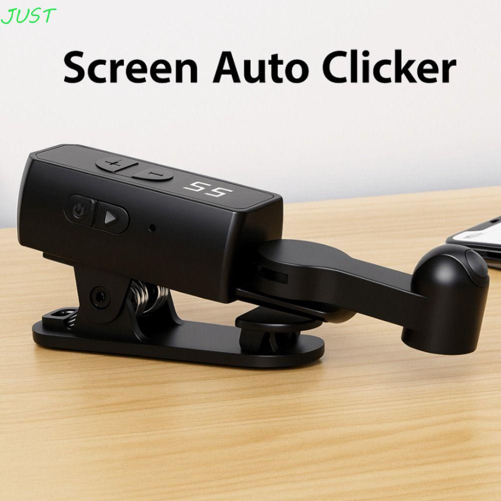 JUST Screen Auto Clicker, Thiết bị clicker tự động có thể sạc lại liên tục, Chân máy cảm ứng Tapper 