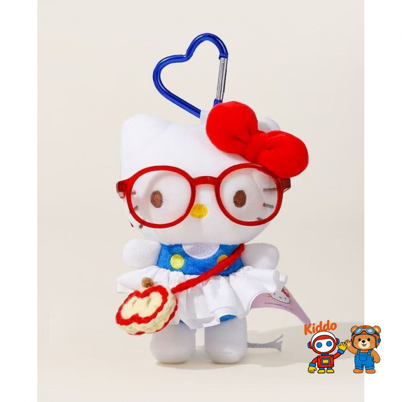 Bán Chính Hãng Hello Kitty Móc Khóa Cross-Dressing Kitty Mèo Búp Bê Mặt Dây Chuyền Đầu Bếp Hello Kit
