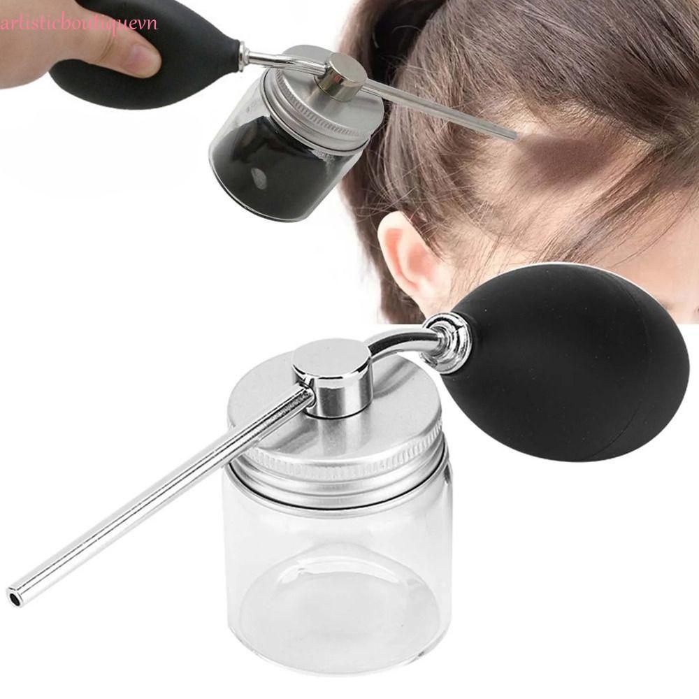 ARTI Hair Salon Powder Spray Bottle, Talcum Refillable Powder Blower Puffer, Xịt thủy tinh Talc Fibe