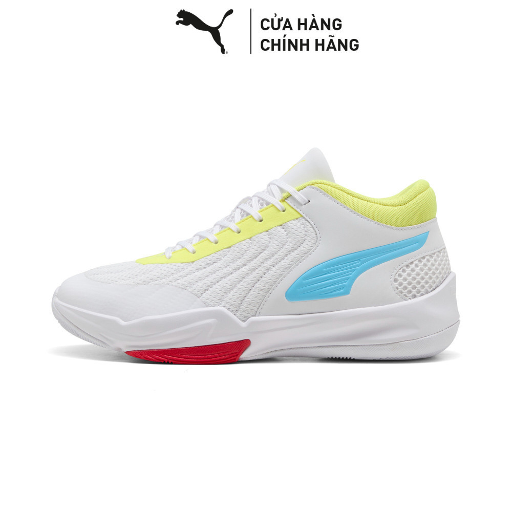 Giày Thể Thao PUMA Unisex Court Pro 2 White-Vibrant Blue Màu Trắng
