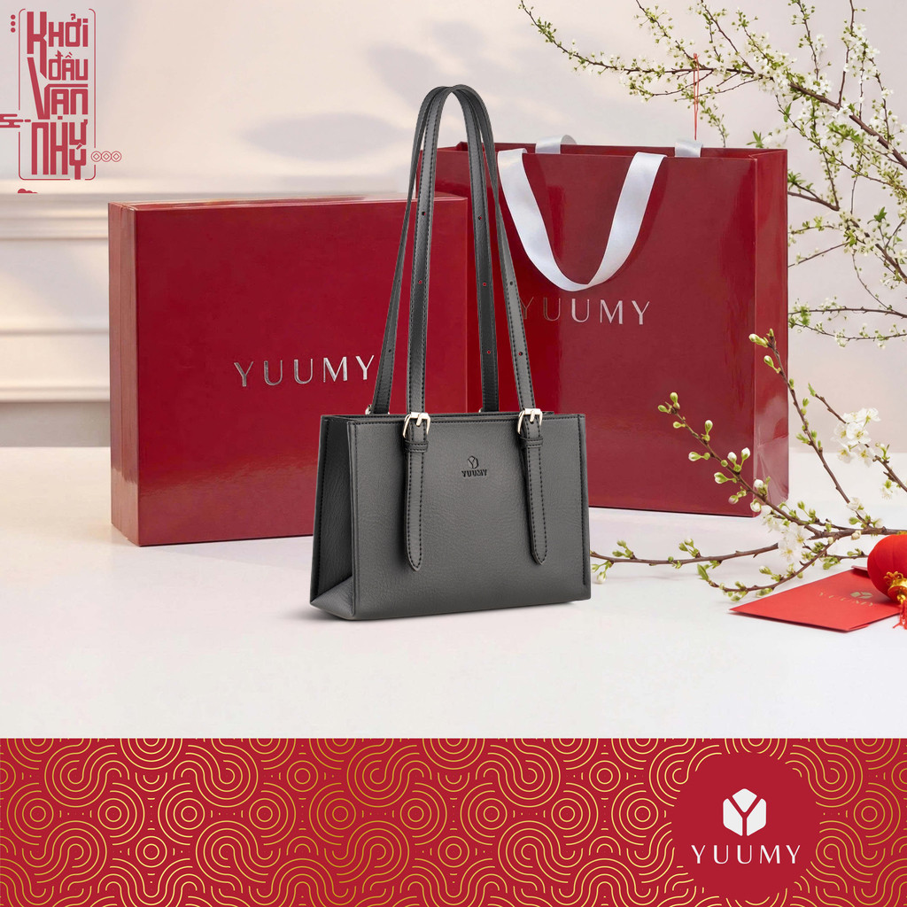 Túi Yuumy - Hộp quà (Túi đeo vai nữ YUUMY YN269 + Hộp + Túi Giấy + Túi rút đựng sản phẩm + Thiệp viế