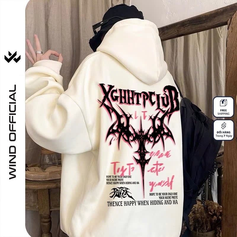 Áo hoodie unisex  SWORD form rộng Wind Clothing thời trang nam nữ nỉ bông