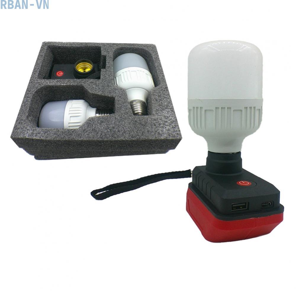 Cordless LED Work Light ABS Plastic Housing Camping Light 18V Battery Powered