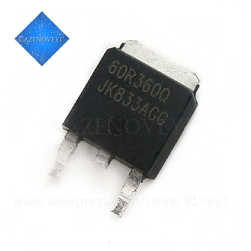 10 Cái / lốc IPD60R360P IPD60R360 60R360P 60R360Q 60R360 TO-252 Mới Chính Hãng Còn Hàng
